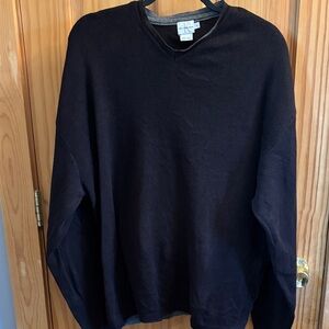 Calvin Klein Jeans Men's Dark V-Neck Sweater